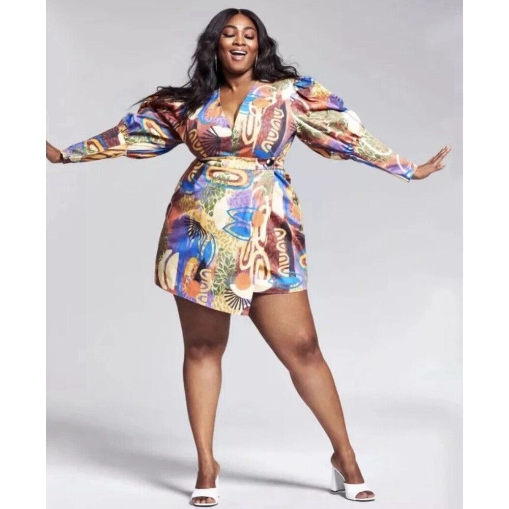 Beautiful Goo Goo For Bar 111 Printed Mini Dress Size 0X